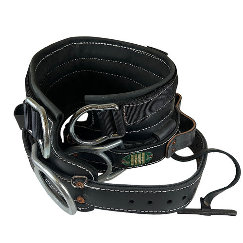Honeywell Miller 8449-1/D24BK 40" - 50" Black Leather Body Belt -0