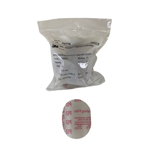 3M 268L 51125-53774 3" Microfinishing Film Discs (Pack of 100) -0