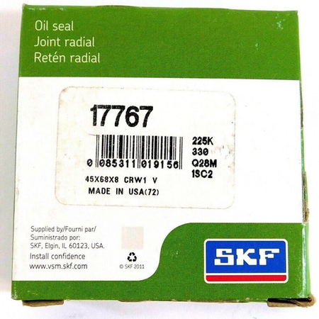 SKF 17767 45mm x 68mm x 8mm Oil Seal -4