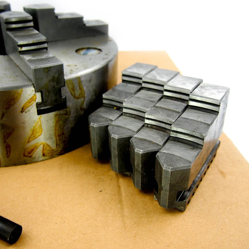 Gibraltar 93221034 10" 4 Jaws Plain Back Self-Centering Manual Lathe Chuck -2