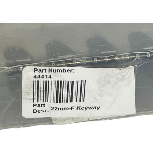 Dumont 44414 22 mm x 14 mm Style F-1 High Speed Steel Keyway Broach -7