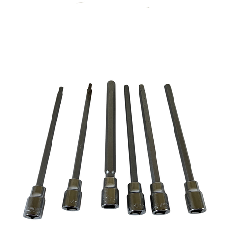 SK 19726 4 mm to 10 mm Range 3/8" Drive 6 Pieces Alloy Steel Socket Bit Set -1