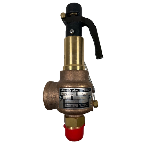 Aquatrol 740DF1M1K1 3/4" MNPT x 1" FNPT 15 PSI Safety Valve -0