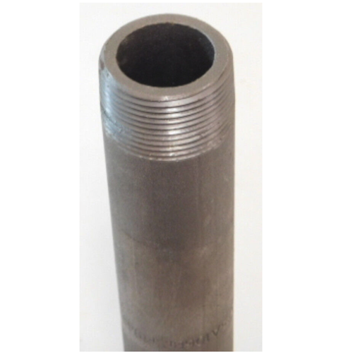 Beck SCH160A/SA106B 1-1/4" x 8" Schedule 160 Black Steel Threaded Pipe Nipple -4