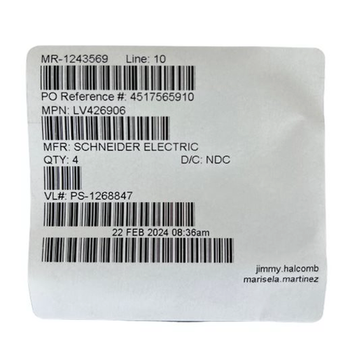 Schneider Electric LV426906 Circuit Breaker PowerPact B Fixed lock OFF Only -2