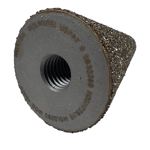 Norton MSL0263 2.230" x 3.039" x 5/8-11 17R 46,380 RPM Grinding Cone Set of 5 -3