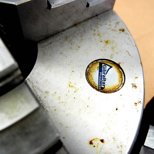 Gibraltar 93221034 10" 4 Jaws Plain Back Self-Centering Manual Lathe Chuck -5