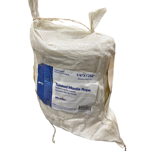 Value Collection 12U281 1/4" x 1200' 50 Lb Load General Purpose Utility Rope -0