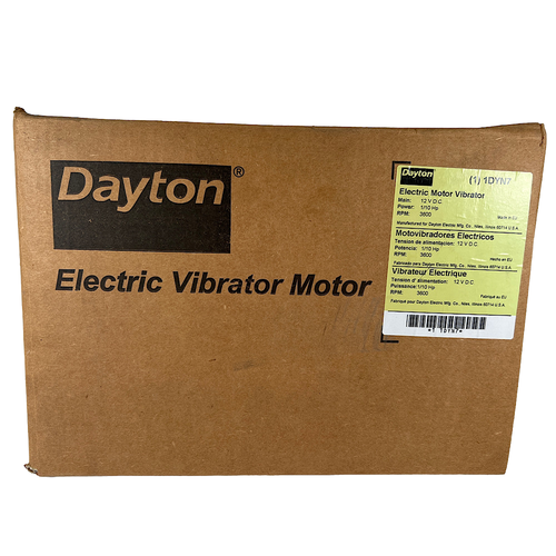 Dayton 1DYN7 12V 6.60A 11/100hp 110lb Battery Operated Vibrator1