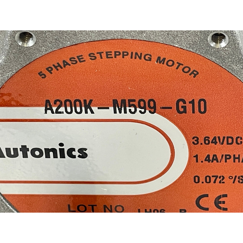 Autonics A200K-M599W-G10 85 mm Square 5PH 1.40A Double Shaft Stepper Motor -3