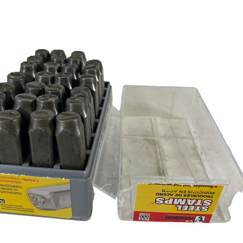 CH Hanson 21151 3/8" x 3-1/8" Letter Set Hand Stamp -1