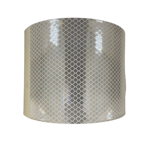 3M 973-10NL 6" x 50 Yards White Diamond Grade School Bus Marking Series -0