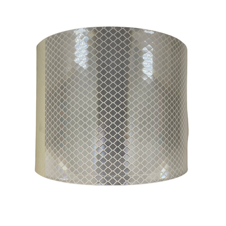 3M 973-10NL 6" x 50 Yards White Diamond Grade School Bus Marking Series -0