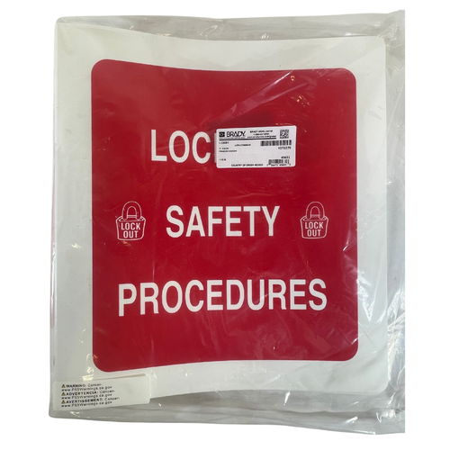 Brady 45249 5" Hand Wheel Keyed Different Padlocks Portable Lockout Kit -5