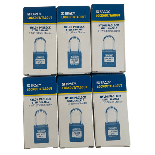 Brady 45249 5" Hand Wheel Keyed Different Padlocks Portable Lockout Kit -3