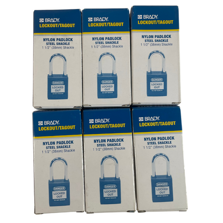 Brady 45249 5" Hand Wheel Keyed Different Padlocks Portable Lockout Kit -3
