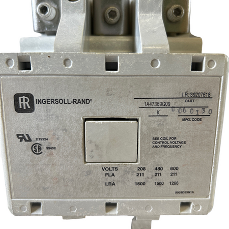 Ingersoll Rand 39207618 Size 4-2M-1S Genuine OEM Contactor -2