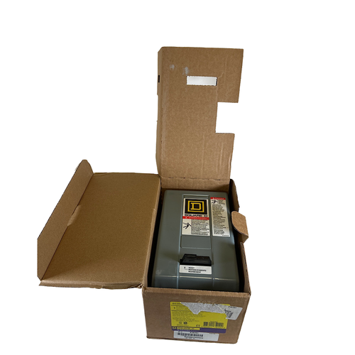 Square D 8536SAG12V02H30S 2HP 600V 3P Magnetic Motor Starter2