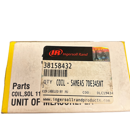 Ingersoll Rand 38158432 110/120V 50/60Hz 10W OEM Solenoid (7DE345Nt) Valve -2