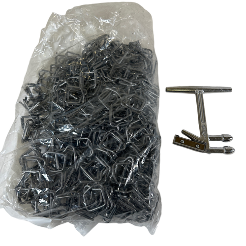 Value Collection 2CXL3 300 Lb 1/2" x 3000' 300 Buckles Plastic Strapping Kit -1