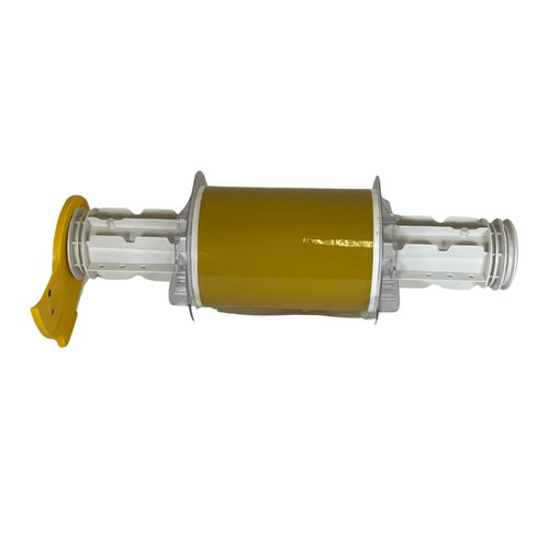 Brady 99167 4" x 50' Polyester Ochre Outdoor Continuous Label Roll -0