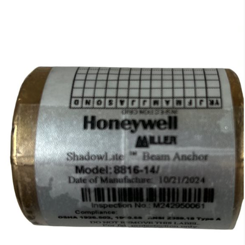 Honeywell Miller 8816-14/ 3" to 14" 400 Lb Fixed D-Ring Sliding Beam Anchor -1