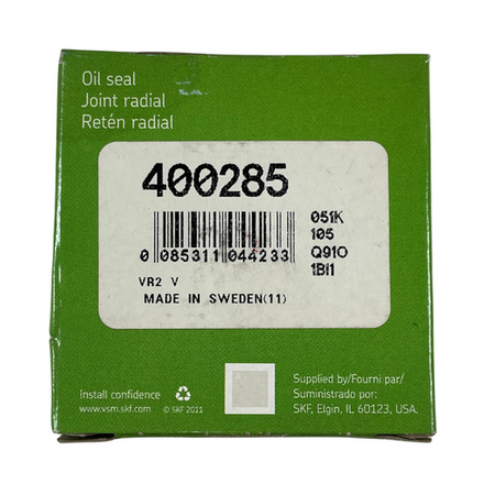 SKF 400285 1.063" x 1.142" x 0.354" VR2 Fluorcarbon Rubber Oil Seal -3