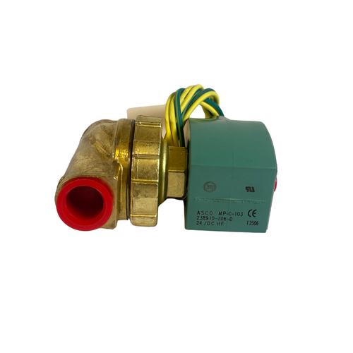 Asco Redhat 8220G405 1/2" Pipe 24V 2-Way Normally Closed Solenoid Valve -5