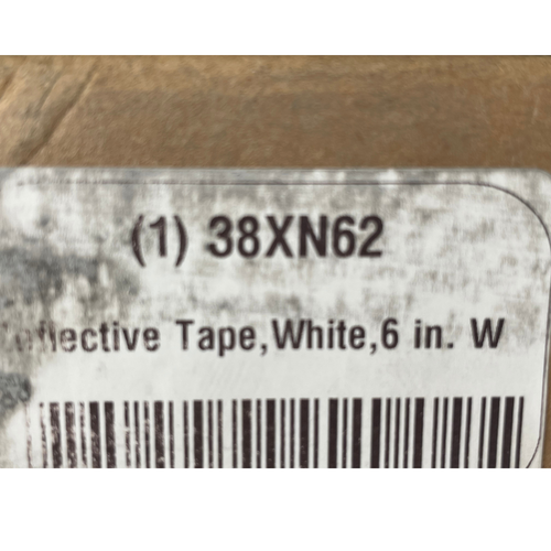 3M 973-10NL 6" x 50 Yards White Diamond Grade School Bus Marking Series -4