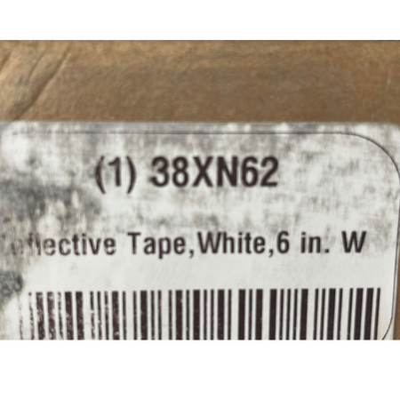3M 973-10NL 6" x 50 Yards White Diamond Grade School Bus Marking Series -4