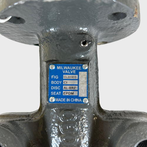 Milwaukee Valve CL223E D6 6" 200 PSI Aluminum Bronze Butterfly Valve -1