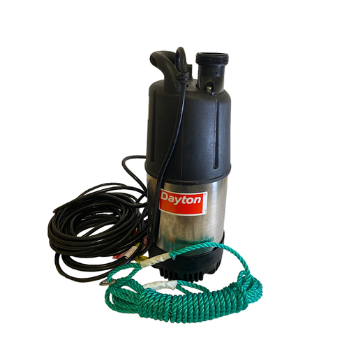 Dayton 4LA44 1-1/4HP 240V 1P Plug-In Utility Pump0
