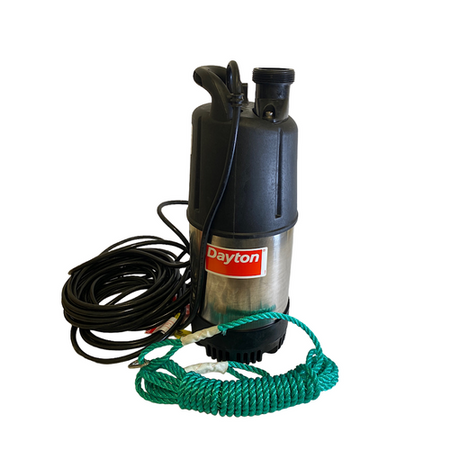 Dayton 4LA44 1-1/4HP 240V 1P Plug-In Utility Pump0