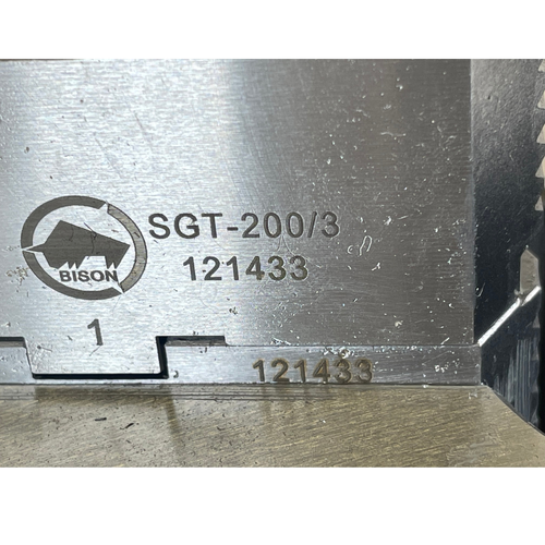 Bison 3205-8" 8" Dia Plain Back #3205 3-Jaw Self-Centering Scroll Chuck -7