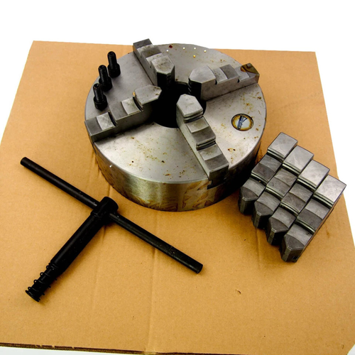 Gibraltar 93221034 10" 4 Jaws Plain Back Self-Centering Manual Lathe Chuck -1