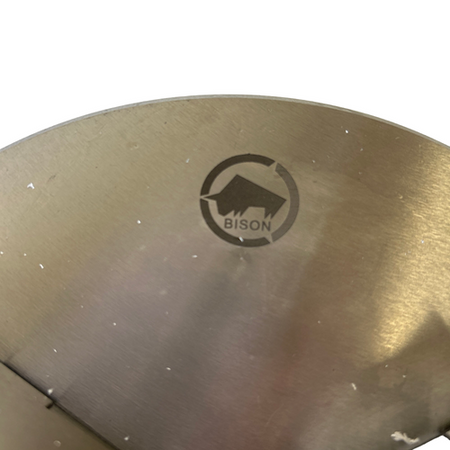 Bison 7-803-0836 8" 2500 RPM 3 Jaws Self-Centering Manual Lathe Chuck -2