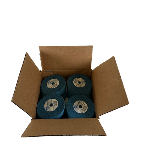 Norton 66261080266 3" x 1/2" x 3/8" Medium Grit Unitized Wheel (Box of 20)0