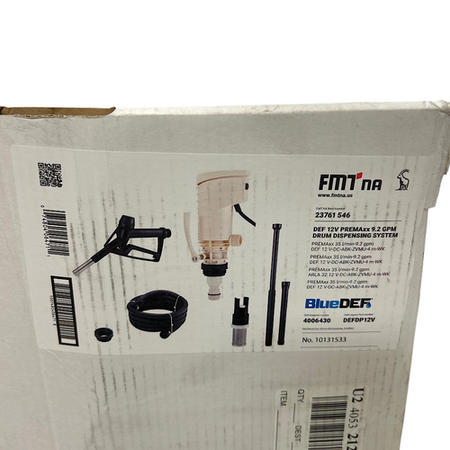 Blue Def DEFDP12V 1/2HP 1.8A 60Hz 7500 RPM 12V Electric Operated Drum Pump1