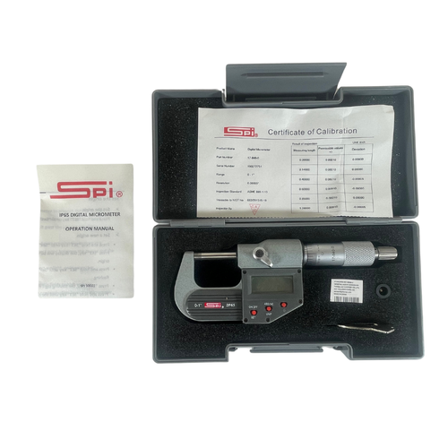 SPI 17-840-0 0-1" Range IP65 Absolute Electronic Outside Micrometers -1