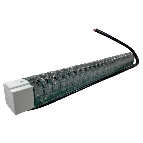 3M ID25HLNNJD026ASD-TR 21" L Aerial Strand Mount 25-Pair Terminal Block -0