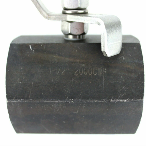 Midland Metal Mfg. 949127 1-1/2" 2000 PSI Carbon Steel Ball Valve -2