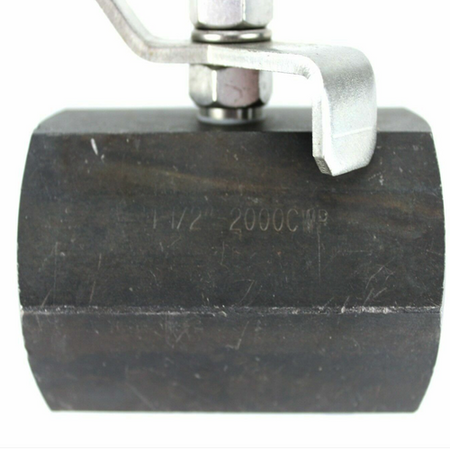 Midland Metal Mfg. 949127 1-1/2" 2000 PSI Carbon Steel Ball Valve -2