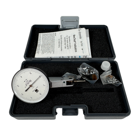 Brown & Sharpe 599-7023-6 0" to 0.008" Range Horizontal Dial Test Indicator -1