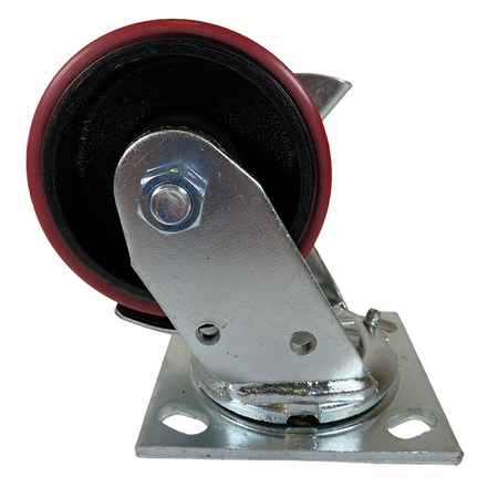 Value Collection VES4X2MOPTBK 4" x 2" x 5-5/8" OAH 700 lb Capacity Swivel Caster1