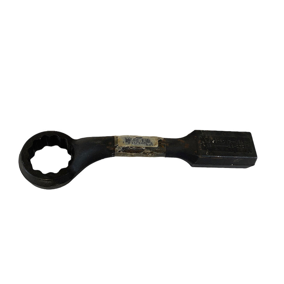 Armstrong 33-070 2-3/16" x 13-1/2" 12-Point 45° Offset Striking Face Wrench -