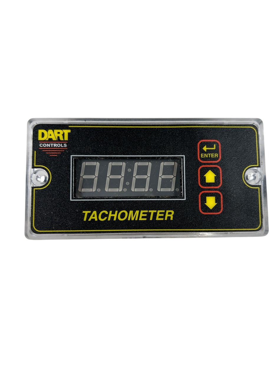 Dart Controls DM8000 0.4% Reading 5V DC 120/240V AC 5A 9999 RPM Panel Tachometer