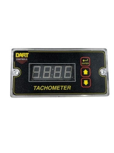 Dart Controls DM8000 0.4% Reading 5V DC 120/240V AC 5A 9999 RPM Panel Tachometer