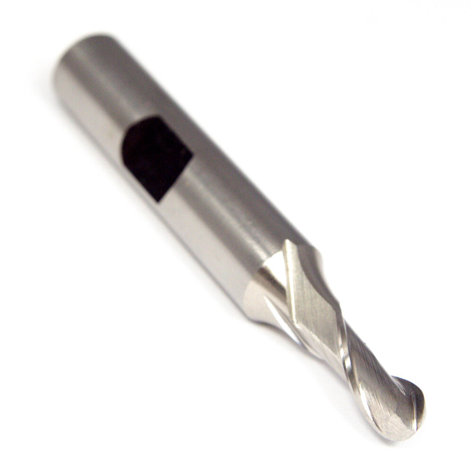 Hertel 84509678 Ball End Mill 7/32" 2FL HSS Uncoated
