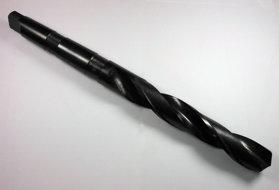 Taper Shank Drill 1-9/32" HSS 118° Oxide 8-1/2" x 14-1/8" 53182