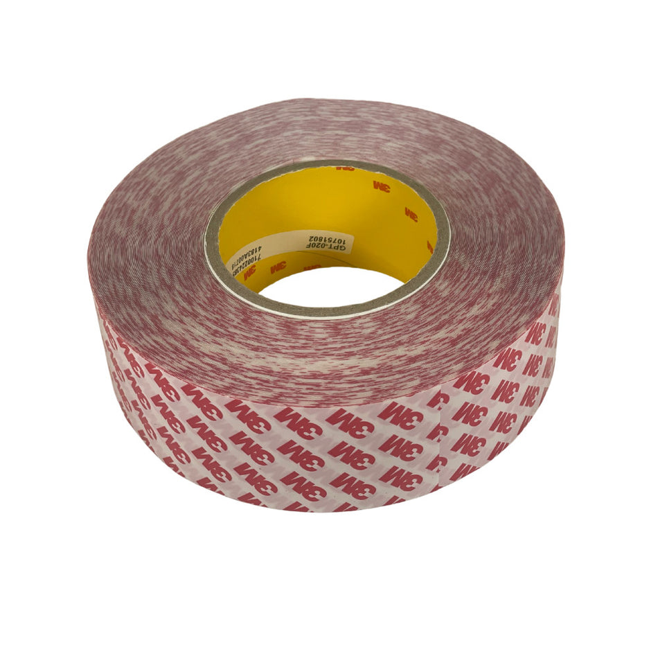 3M GPT-020F 25 mm x 50 m Modified Acrylic Transparent Double Coated Tape -
